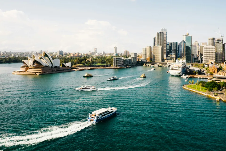 Sydney Harbour and the Opera House